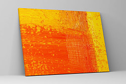 Obraz do spálne v oranžovej farbe 1696